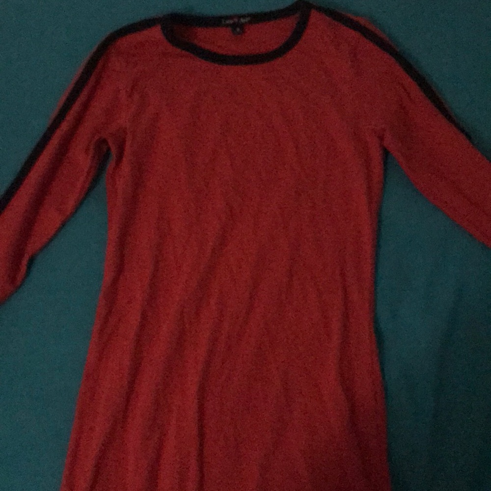 Long sleeve knee length dress